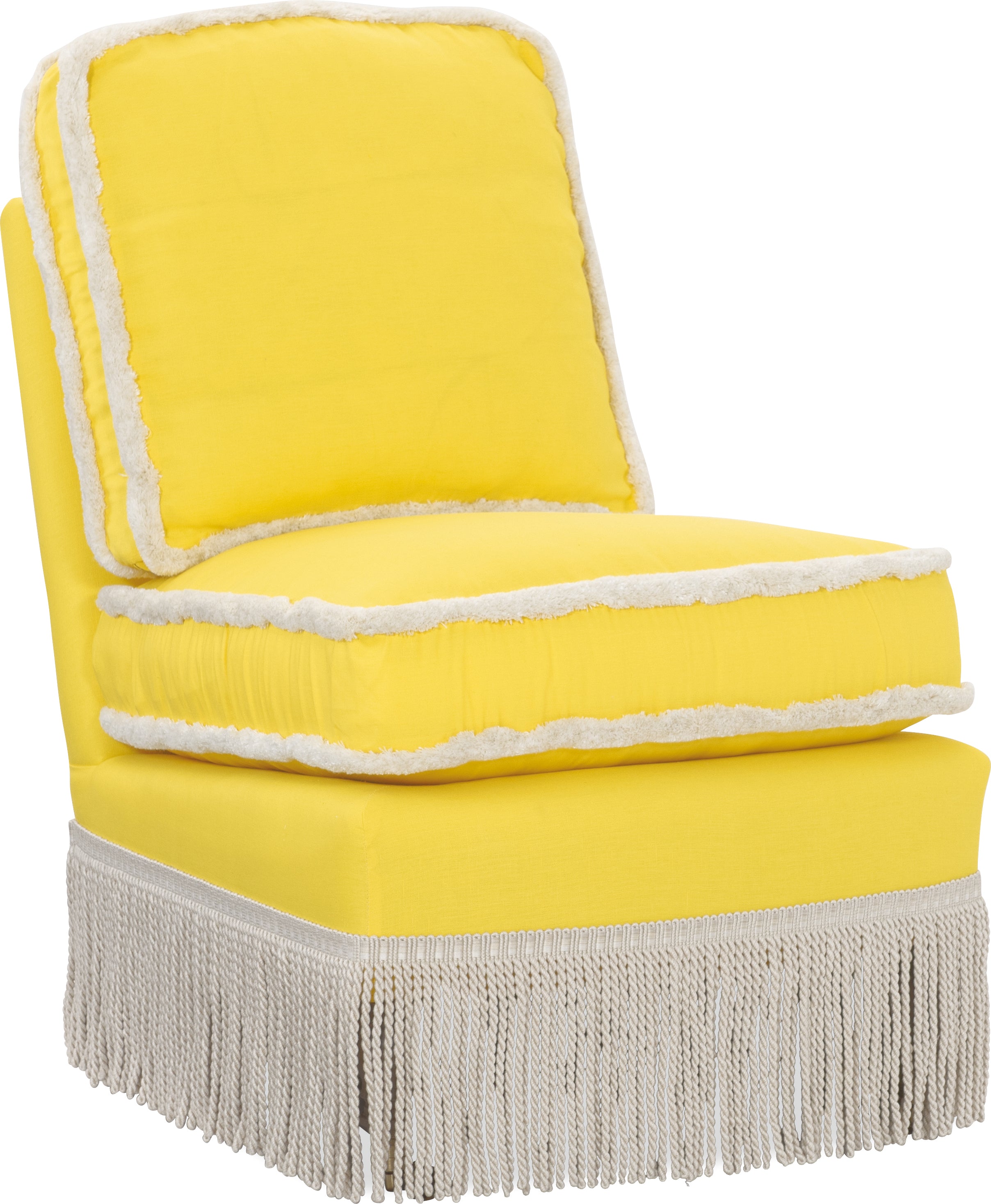 Lee Slipper Chair in Yellow
