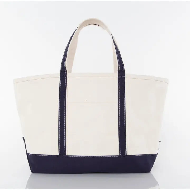 Large Canvas Boat Tote