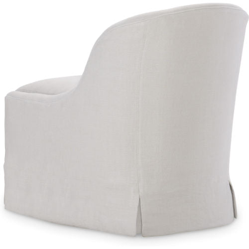 Lee Slipper Chair with Fringe Trim