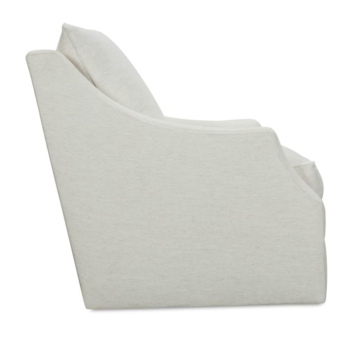 Kara Swivel Chair in Ivory Crypton Performance