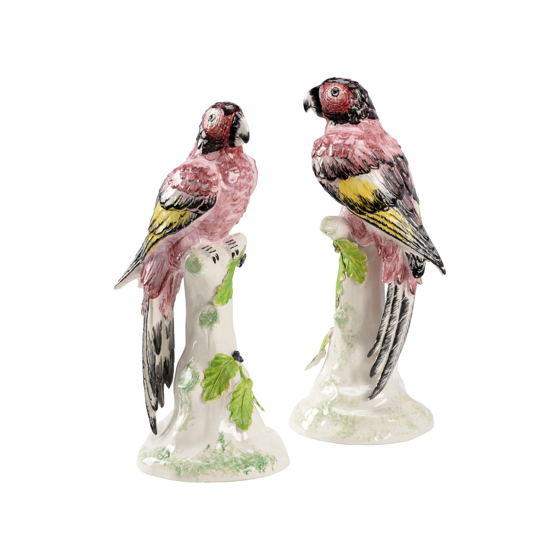 Kenya Ceramic Parrots Pair