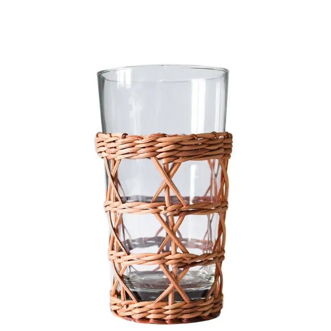 Rattan Bar Glasses