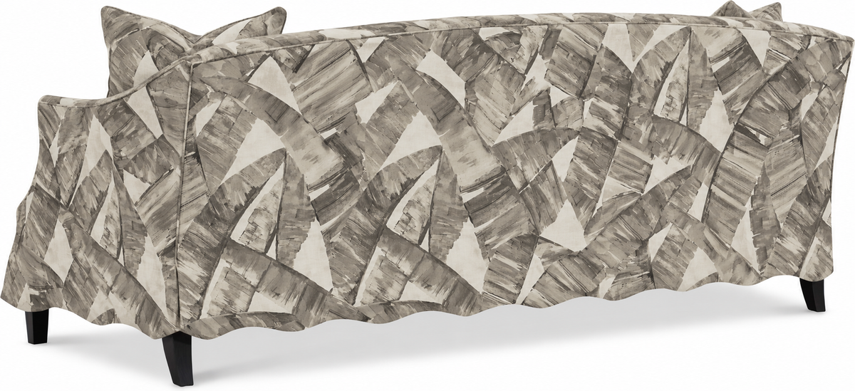 Lee Sofa 90" Wave Skirt in Palm Print