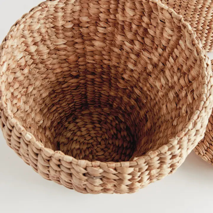 Water Hyacinth Ginger Jars