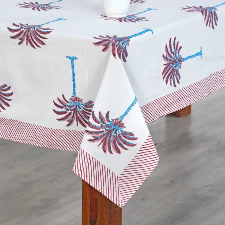Block Print Table Cloths 60 x 90
