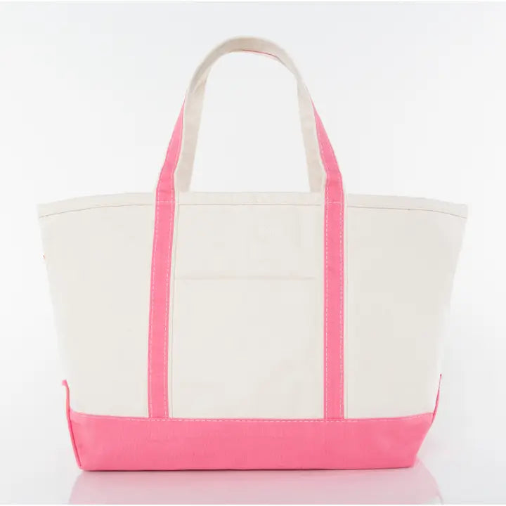 Large Canvas Boat Tote