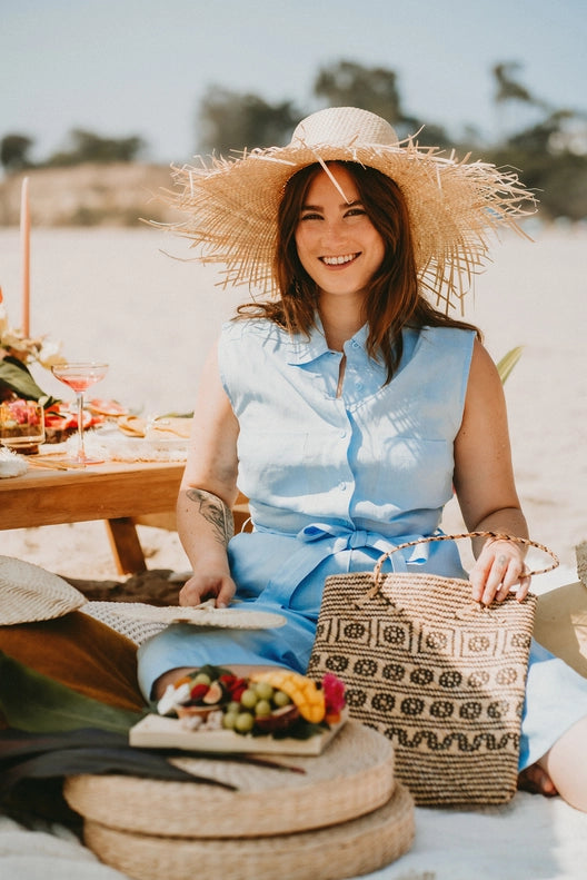 Frayed Edge Straw Hats