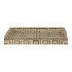 Bone Inlay Geometric Rectangular Tray