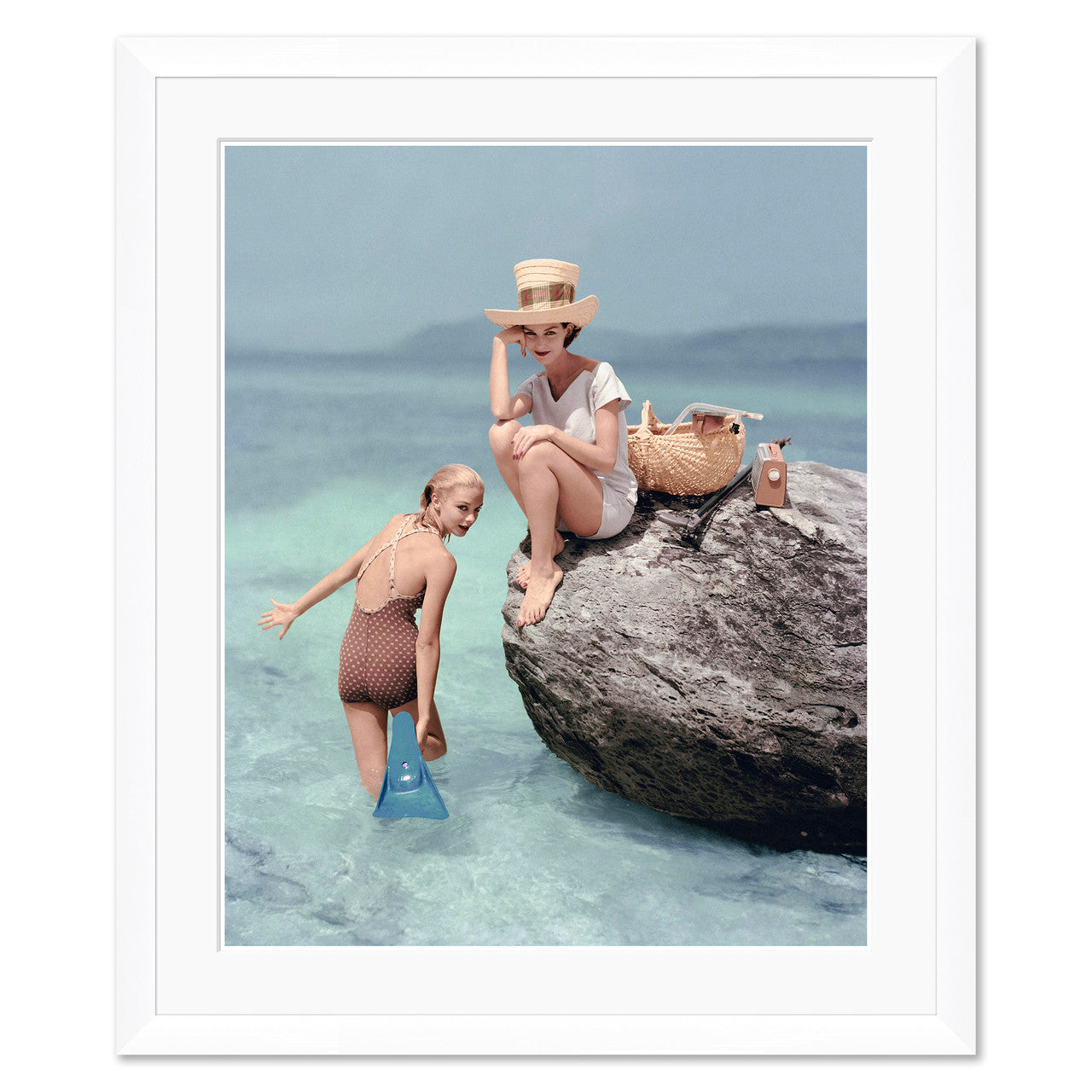 Vogue Magazine, Models at a Beach