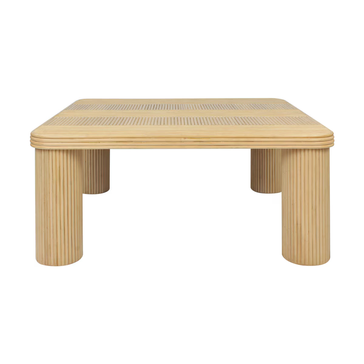 Layla Square Pencil Rattan Coffee Table