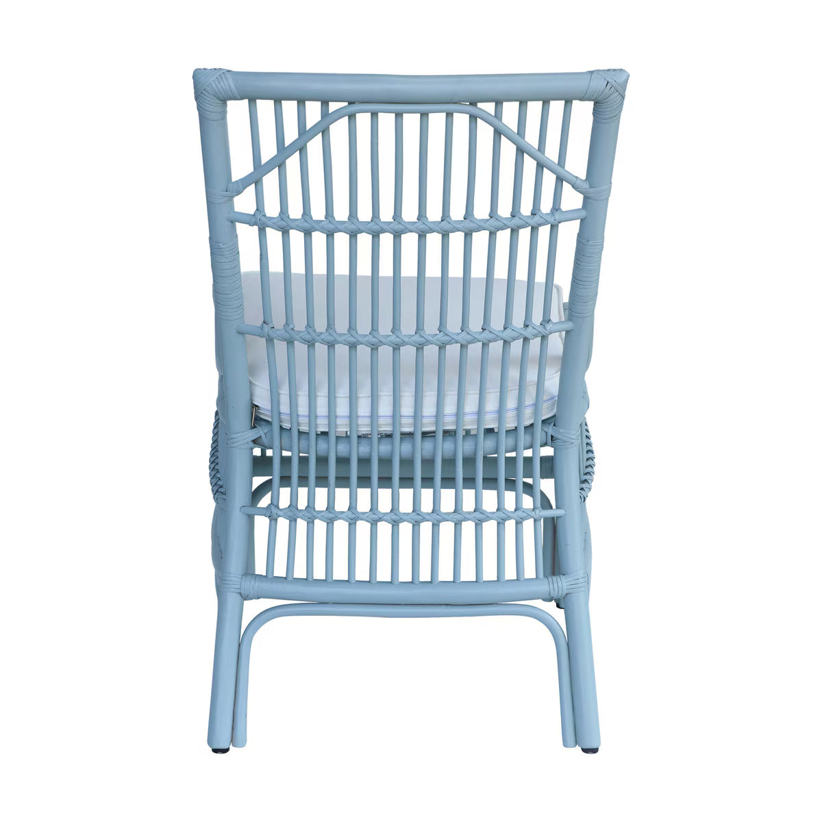 Winston II Rattan Dining Chair, Blue