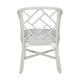 Hampton Chippendale Barrel Chair White