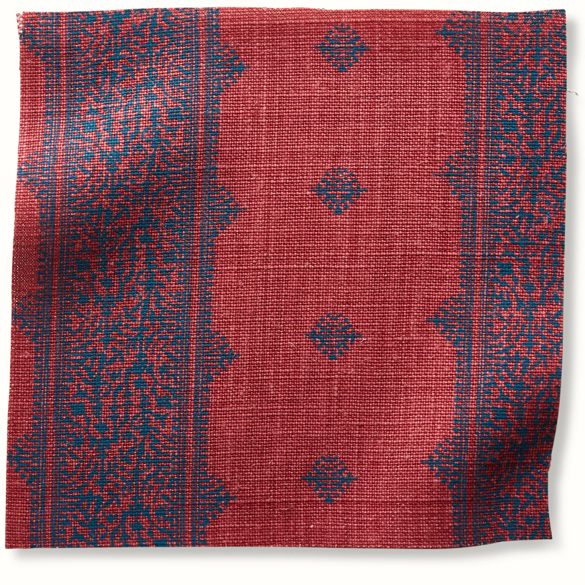 Fez Indigo/Raspberry Print Pillow