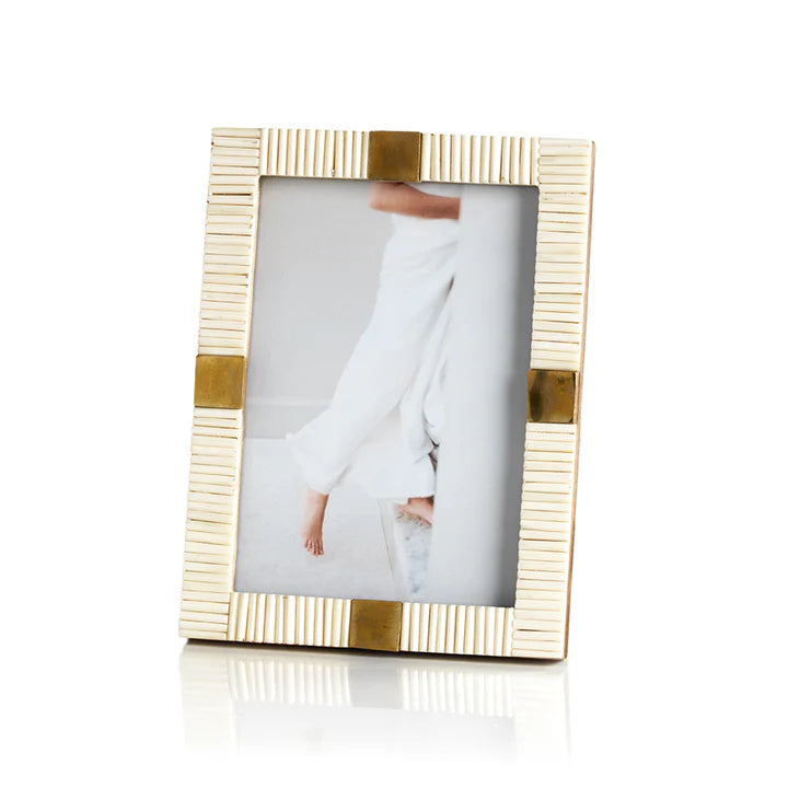 Maha Bone with Brass Photo Frames