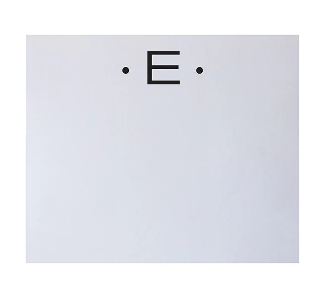 Note Pad With Large Initials
