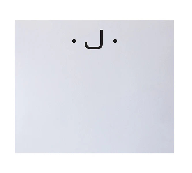 Note Pad With Large Initials