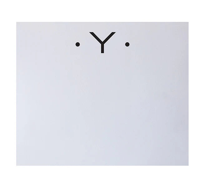 Note Pad With Large Initials