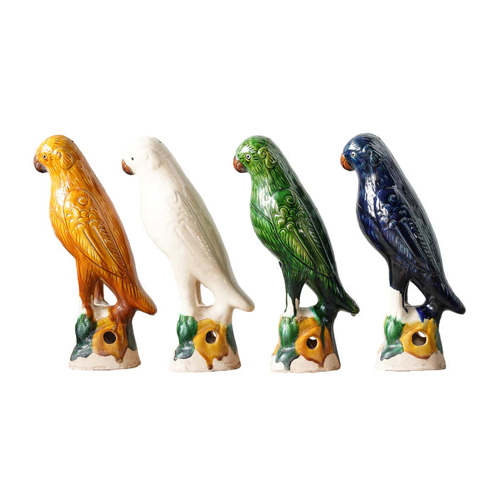 Hand-Painted Porcelain Bird
