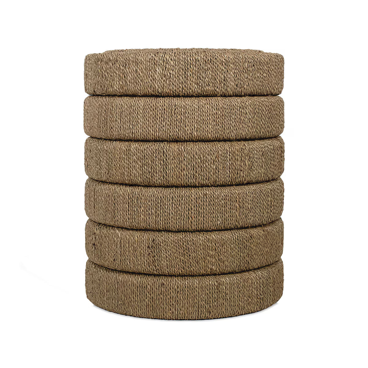 Seagrass Ribbed Side Table