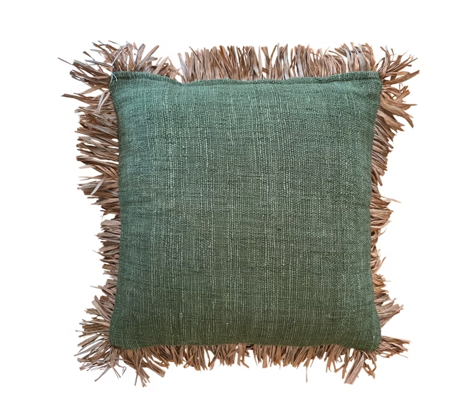 Leaf Print Pillow 20"