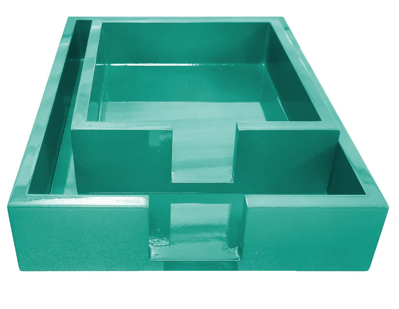 Large Lacquer Notepad Tray
