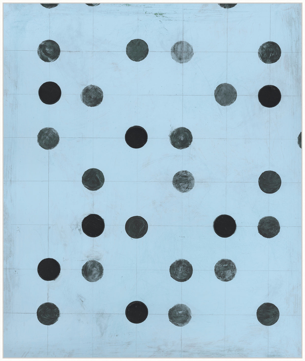 Syncopated Grid Blue