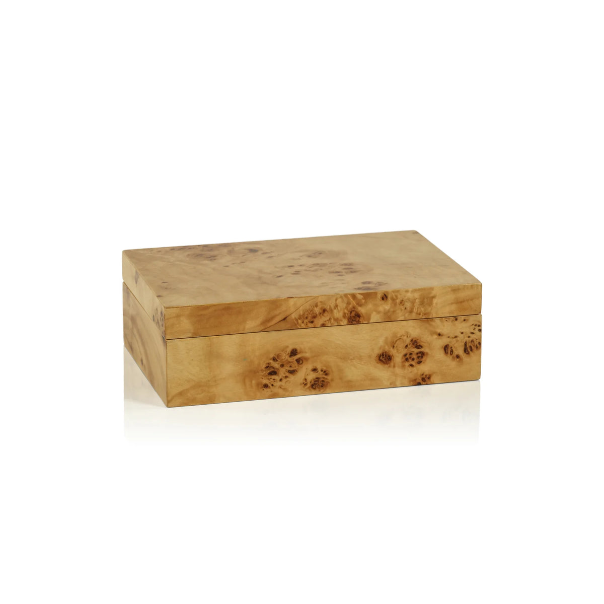 Burl Wood Decorative Boxes
