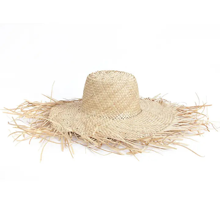 Frayed Edge Straw Hats