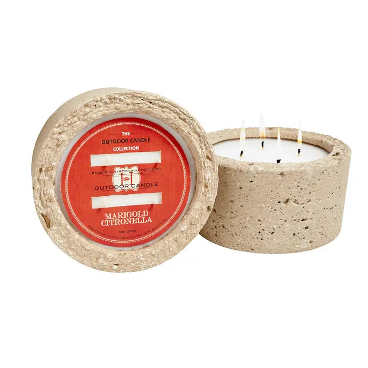 Outdoor Citronella Essential Oil Candles