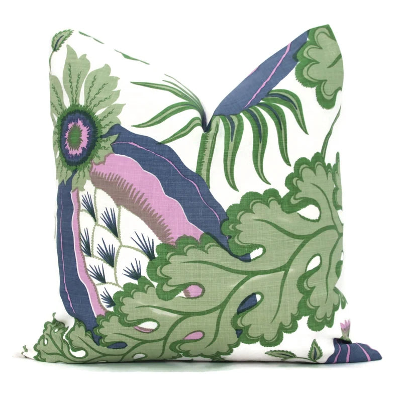 Carnival in Blueberry Pillow 22x22