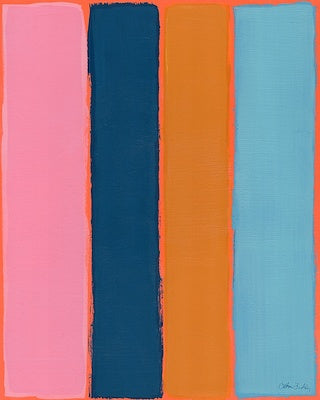 Vertical Paint Stroke Prints