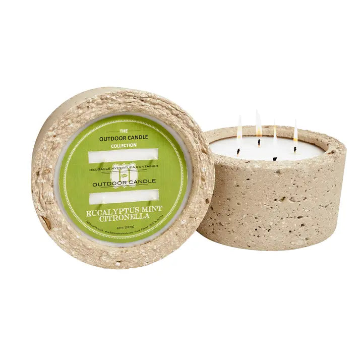 Outdoor Citronella Essential Oil Candles