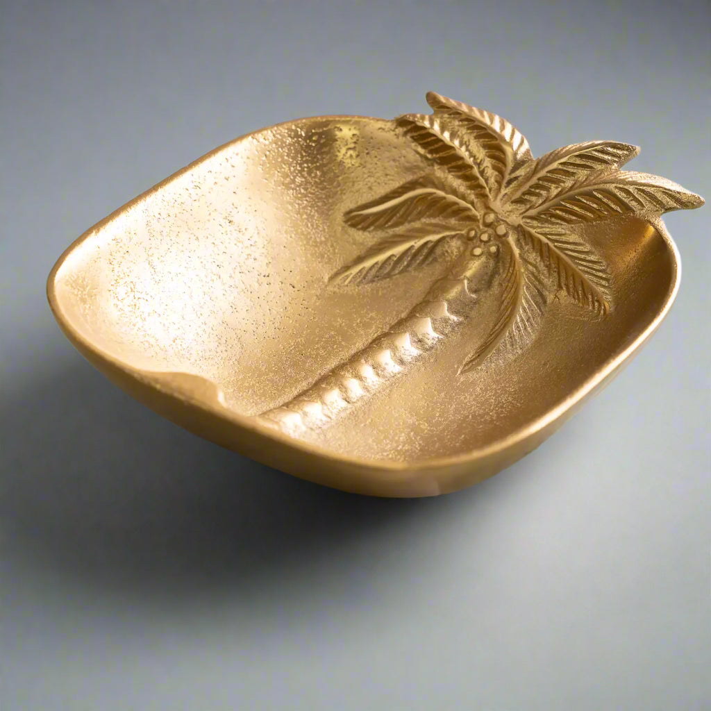 Golden Palm Tree Bowl