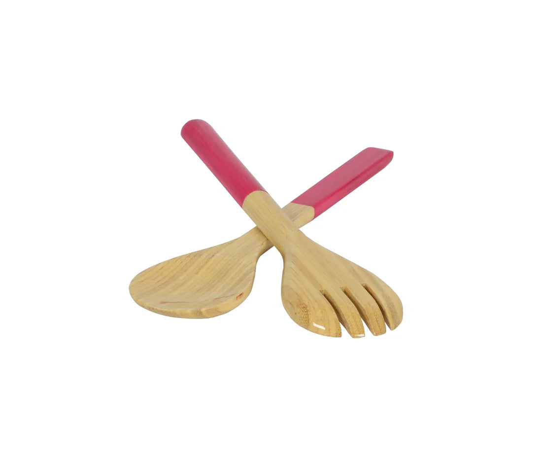 Bamboo Salad Servers