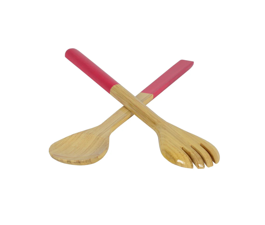 Bamboo Salad Servers