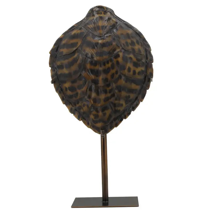 Green Turtle Shell on Stand