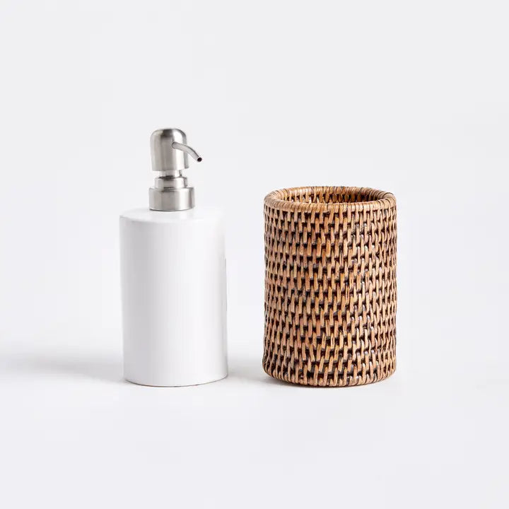 Rattan Soap Pump