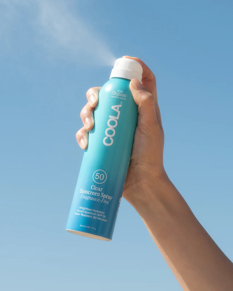 Coola Clear Sunscreen Spray SPF50
