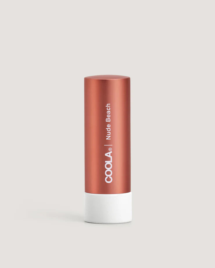 Coola Tinted Mineral Liplux Lip Balm Nude Beach SPF30