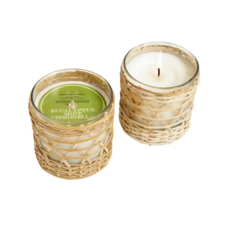 Outdoor Citronella Essential Oil Candles