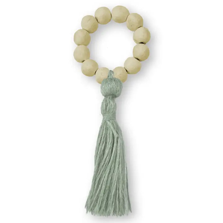Terracotta Bead & Jute Napkin Rings