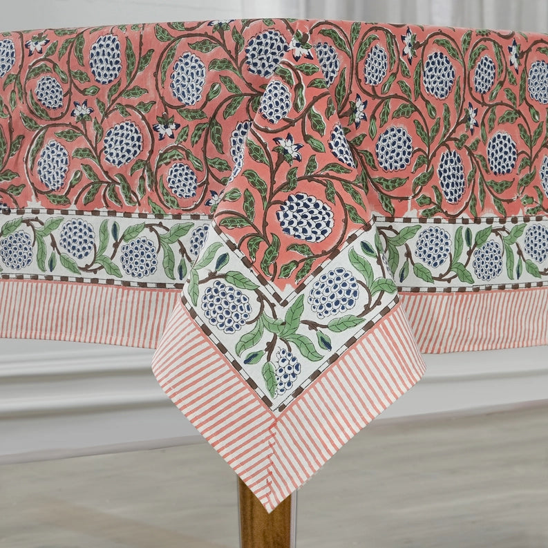 Block Print Table Cloths 60 x 90