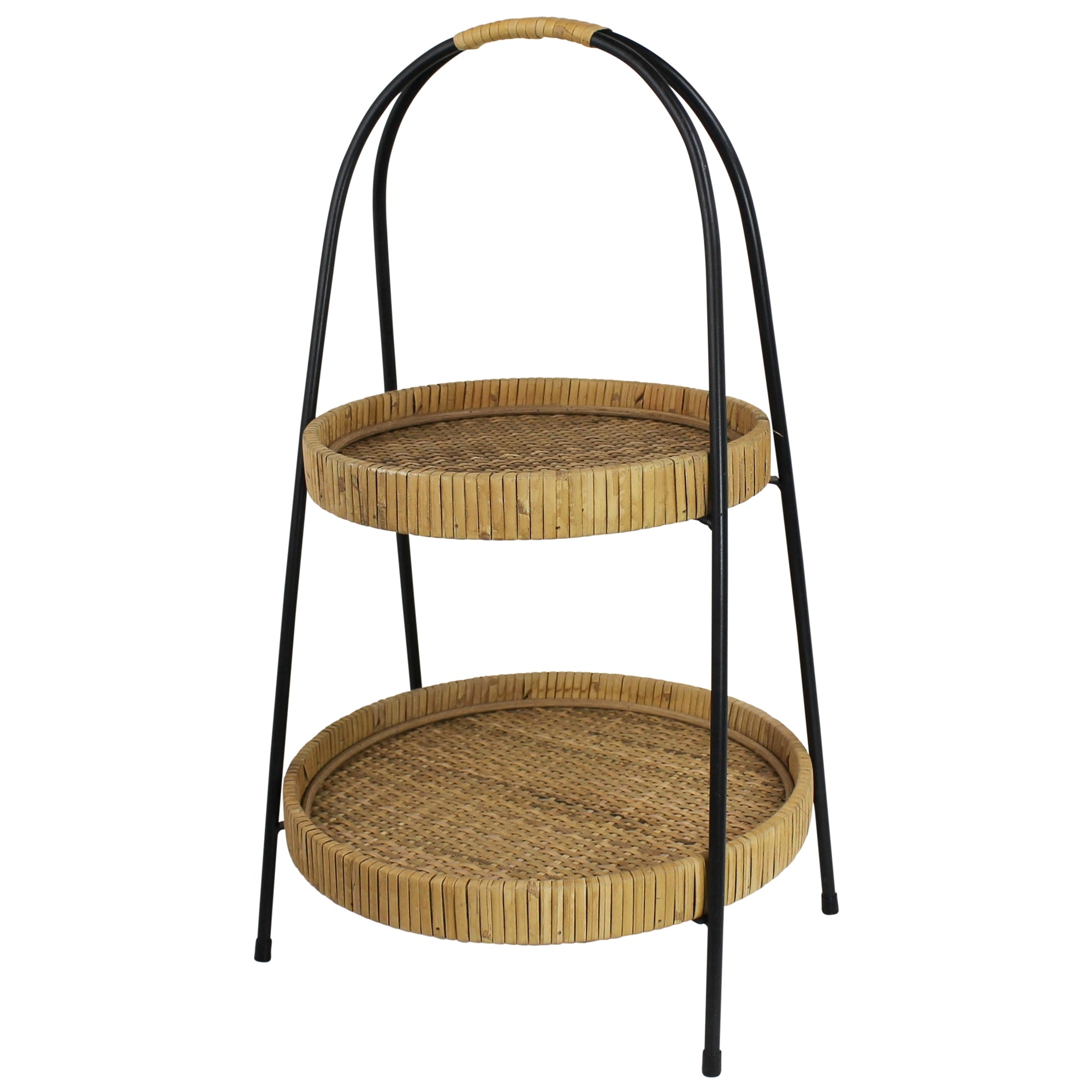 Cayman 2-Tier Rattan Stand