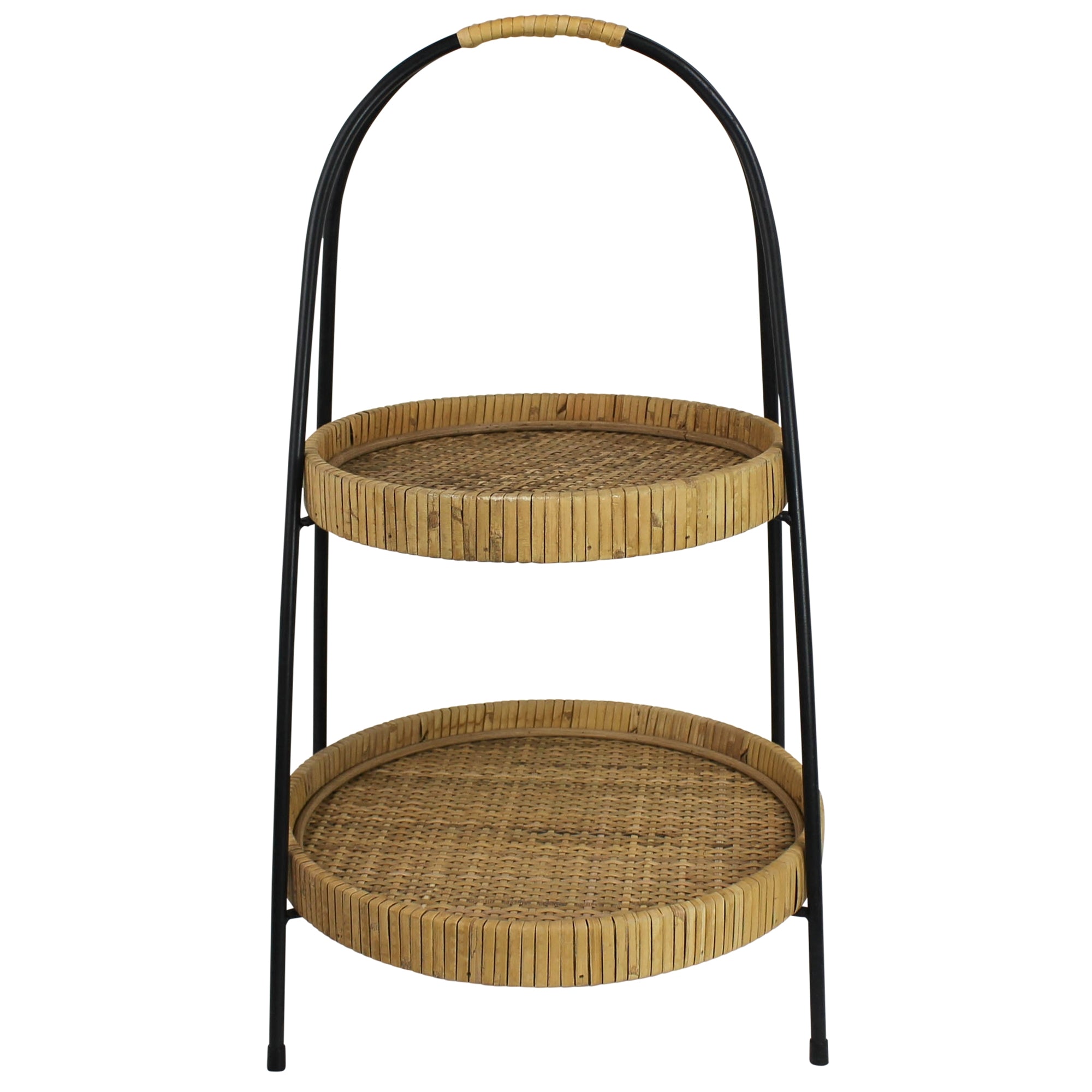 Cayman 2-Tier Rattan Stand
