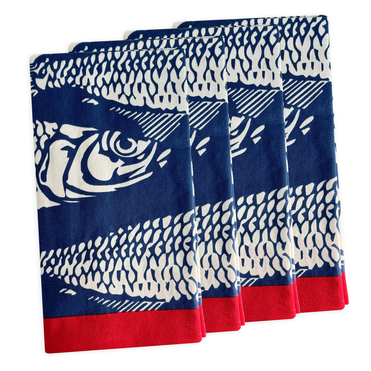 Sardines Dinner Napkins, S/4