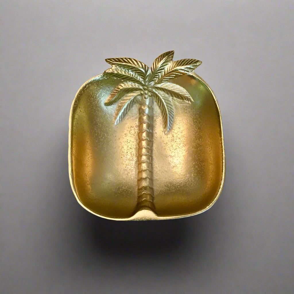 Golden Palm Tree Bowl