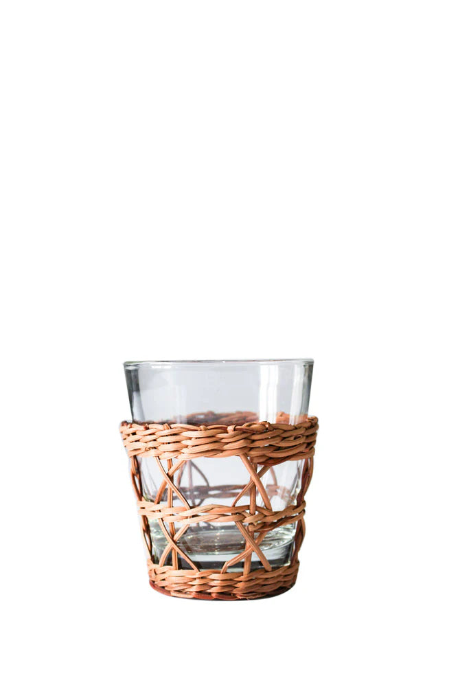 Rattan Bar Glasses