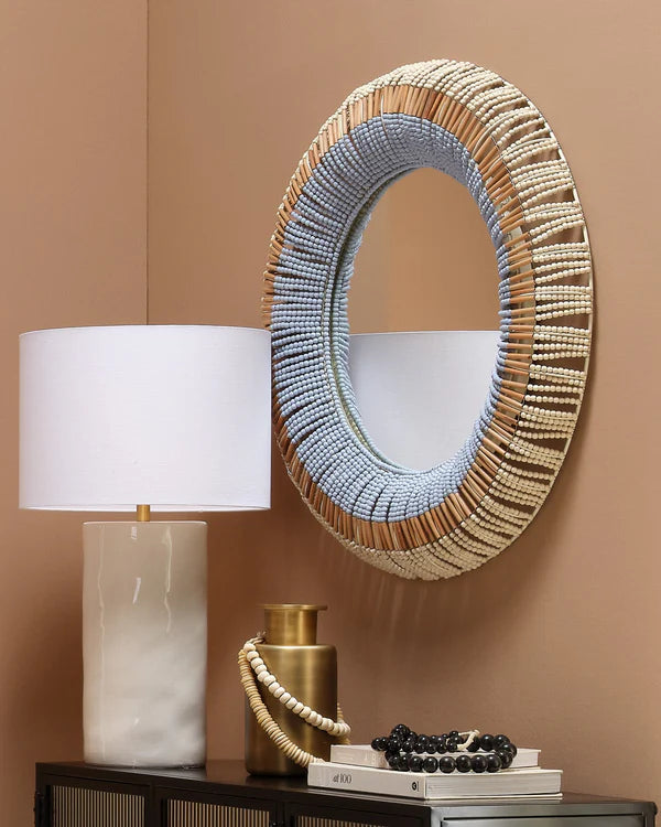 Native Beaded Mirror