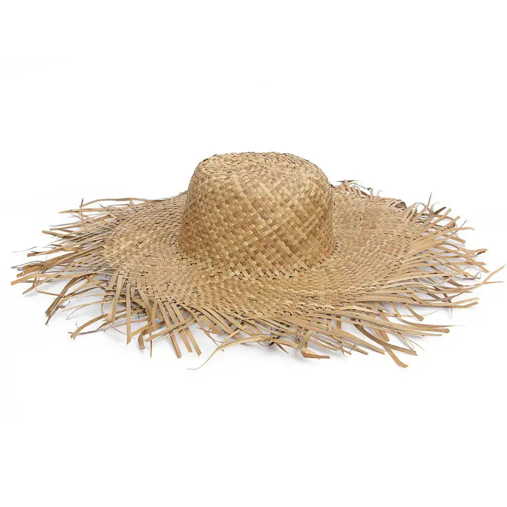 Frayed Edge Straw Hats