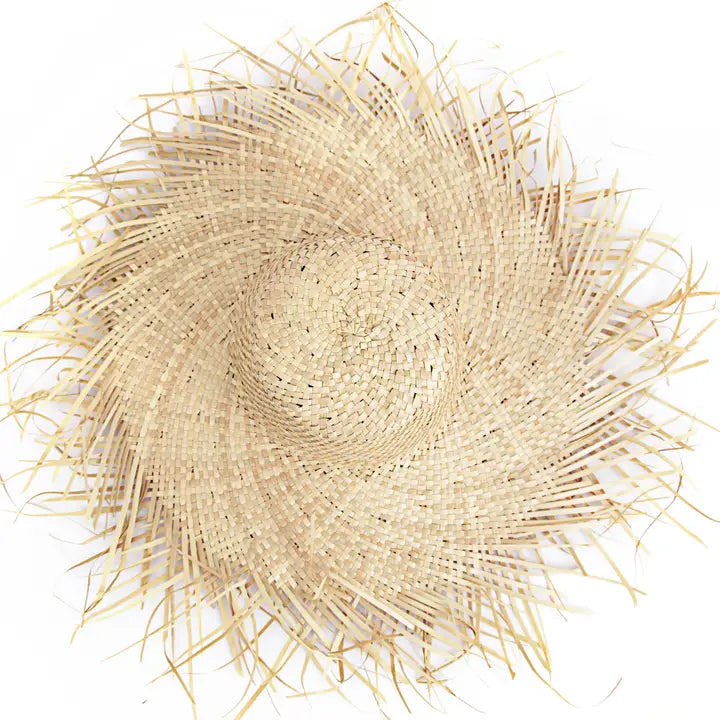 Frayed Edge Straw Hats